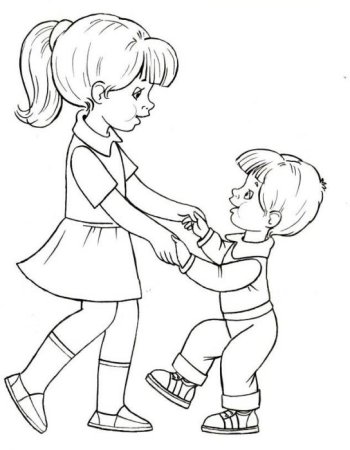 Друзья мальчики раскраска для детей