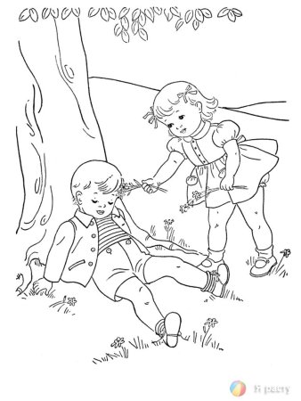 Раскраска Близнецы