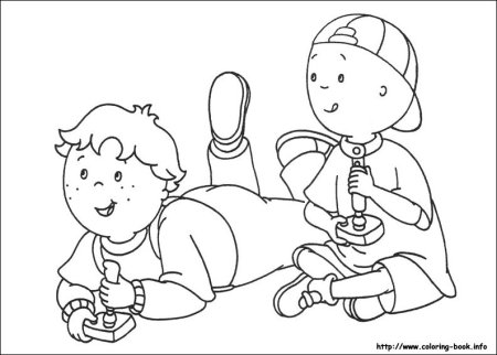 Раскраска брат и сестра