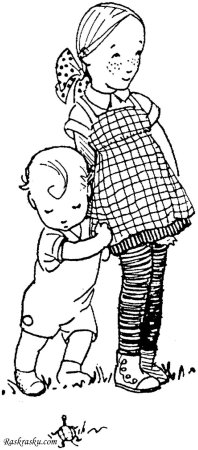 Друзья раскраска для детей