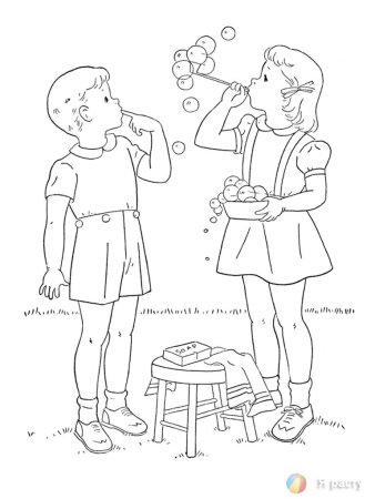 Раскраска старший брат