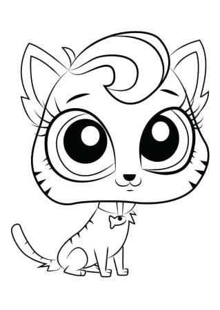 Раскраска Littlest Pet shop