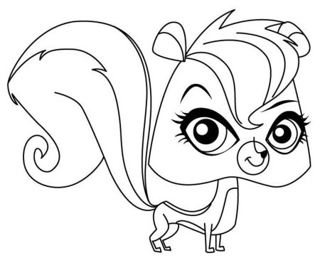 Раскраска Littlest Pet shop