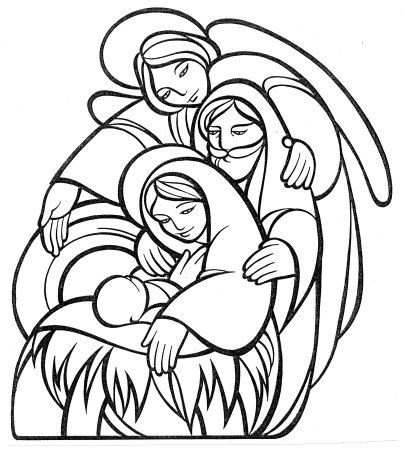 Рисунок на тему Рождество и крещение