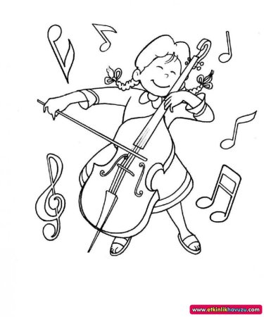 Музыкальные раскраски для дошкольников