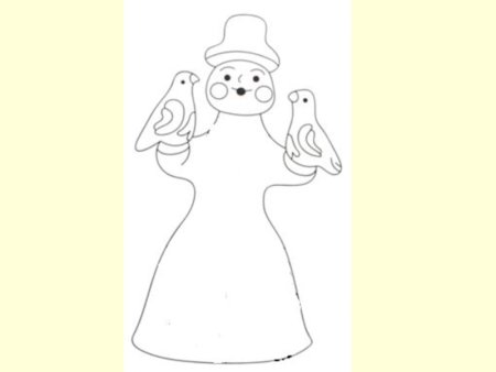 Каргопольская игрушка раскраска