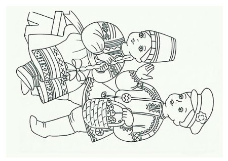 Раскраска традиции народа