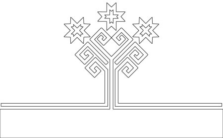 Флаг Чувашской Республики раскраска