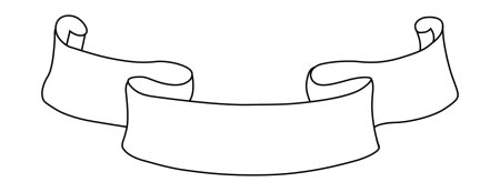 Ленточка раскраска для детей