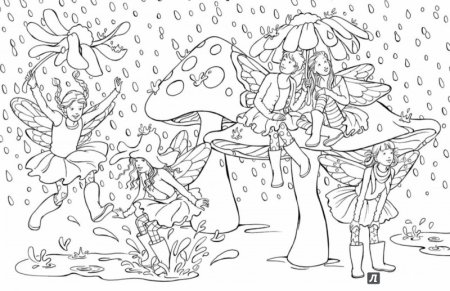 Раскраски фэнтези феи