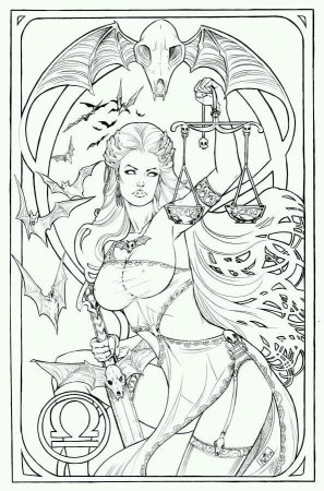 Фантазийные раскраски