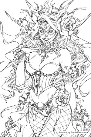 Фэнтези для раскрашивания