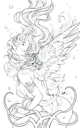 Раскраски антистресс фэнтези