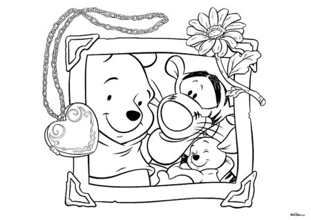 Картина раскраска для детей