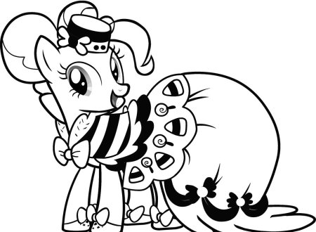 Мой маленький пони раскраска Пинки Пай