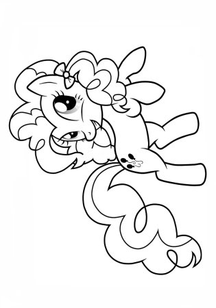Пони панкипае разукрашка