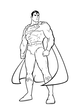 Раскраска Супергерои