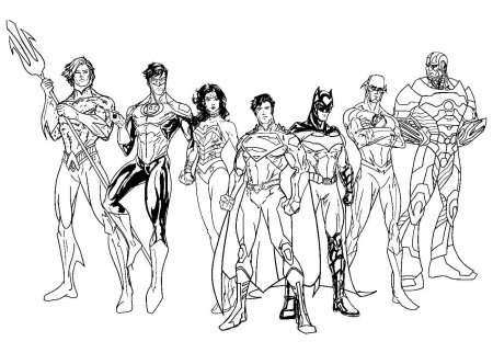 Раскраска Супергерои Марвел Капитан Америка