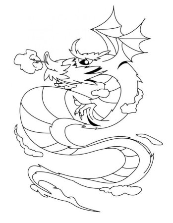 Китайский дракон рисунок 5 класс