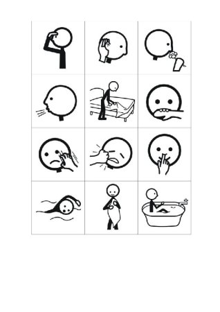 Пиктограммы для детей аутистов