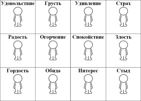 Задания на эмоции