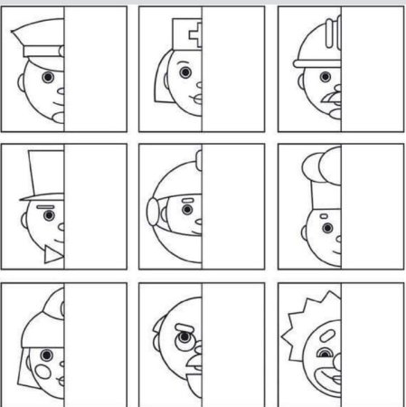 Дорисуй половинку