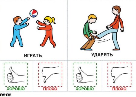 Социальные карточки для аутистов