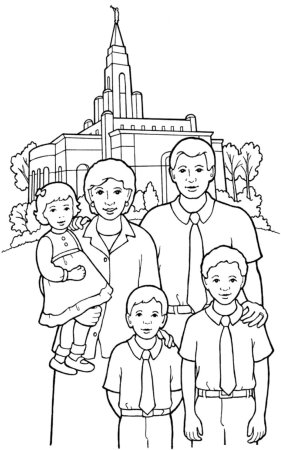 Семейные традиции раскраски для детей