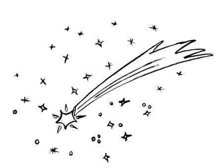 Раскраска звездное небо для детей