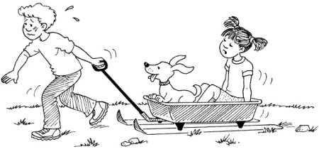 Раскраска на тему сила трения