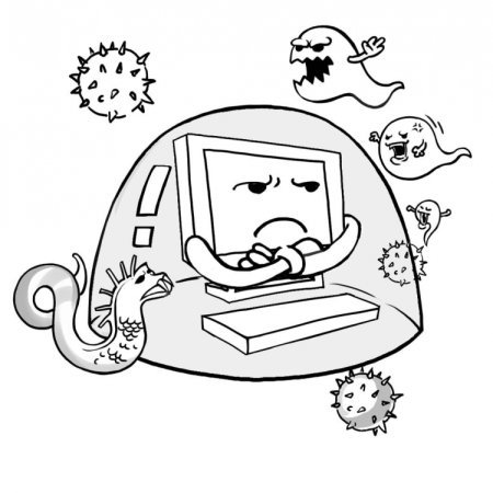 Раскраска безопасный интернет для детей