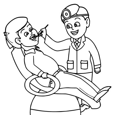 Раскраска медсестра