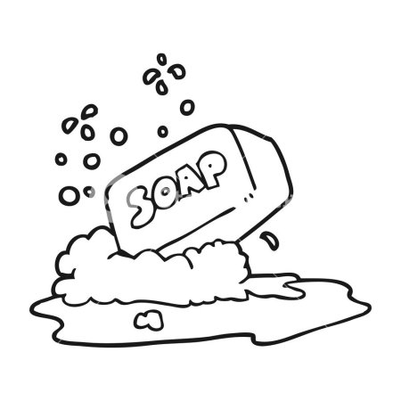 Раскраска руки с мылом