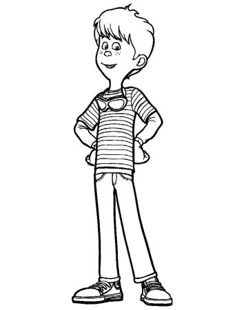 Разукрашки аниме парни