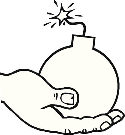 Терроризм раскраска