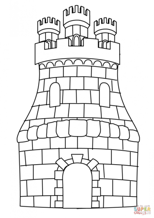 Башни для раскрашивания для детей