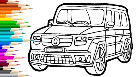 Раскраска Гелендваген