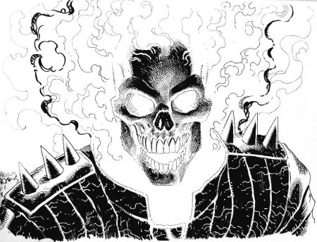 Призрачный гонщик скетч