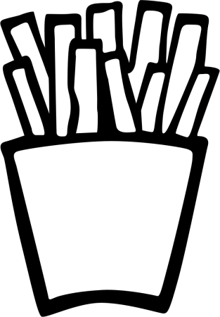 Картошка фри контур