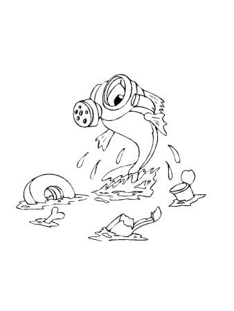 Экологический плат для раскрашивания