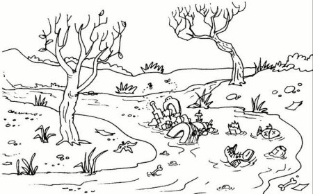 День земли раскраска