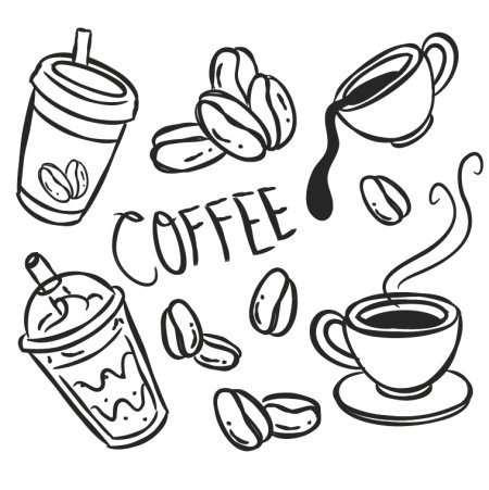 Чашка раскраска