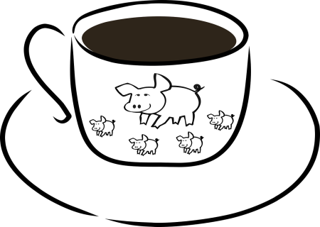 Кофейный стаканчик раскраска