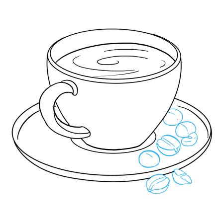 Раскраска кофе