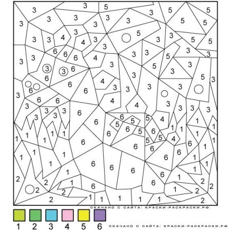 Раскраски головоломки по цифрам