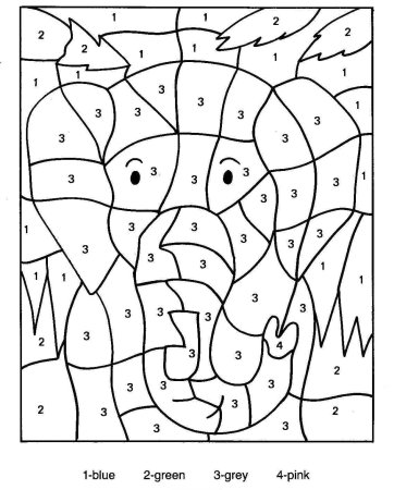 Раскраска по цифрам