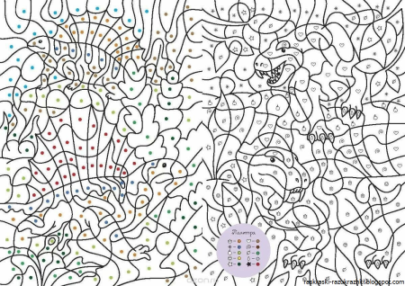 Картинки для раскрашивания по номерам