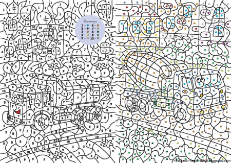 Раскраска по номерам для мальчиков