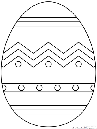 Раскраска яйца пасхальные крапанка