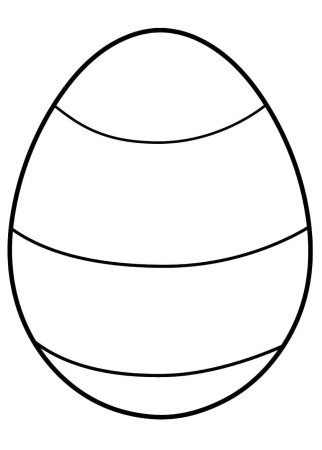 Трафареты пасхальных яиц для раскрашивания